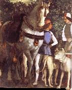 Servant with horse and dog, Andrea Mantegna